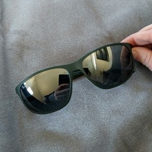 Ray-Ban sports sunglasses green frame